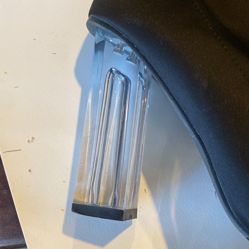Clear Heel Pointed Boot size 9 - Picture 5 of 6